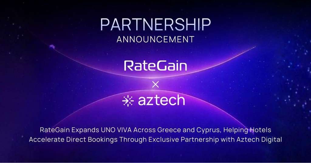 افزایش رشد هتل‌ها در یونان و قبرس با همکاری جدید RateGain و Aztech Digital